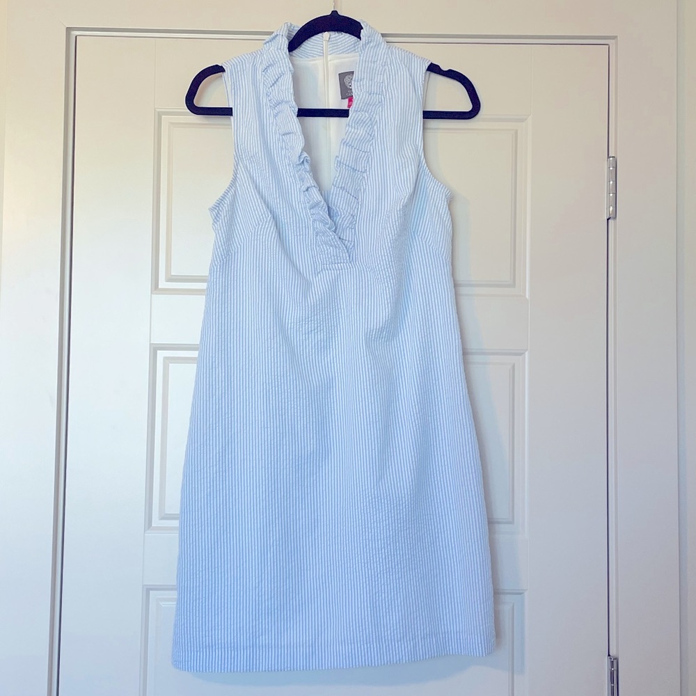Vince Camuto seersucker dress